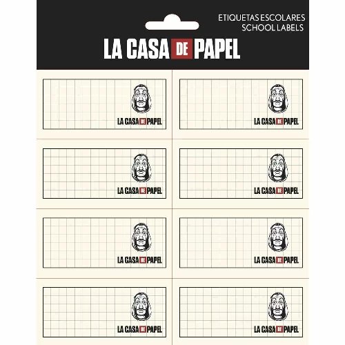 La Casa De Papel - Αυτοκόλλητες Ετικέτες
(8x2)