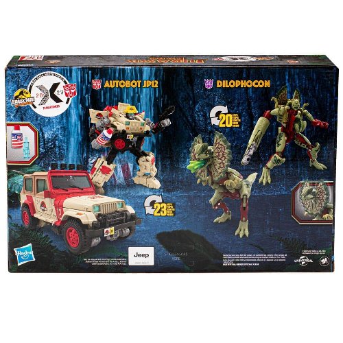 Transformers x Jurassic Park - Dilophocon &
Autobot JP 2-Pack Action Figures (12cm)