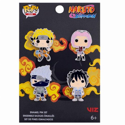 Funko POP! Naruto Shippuden - Team 7 4-Pack Pin
Set