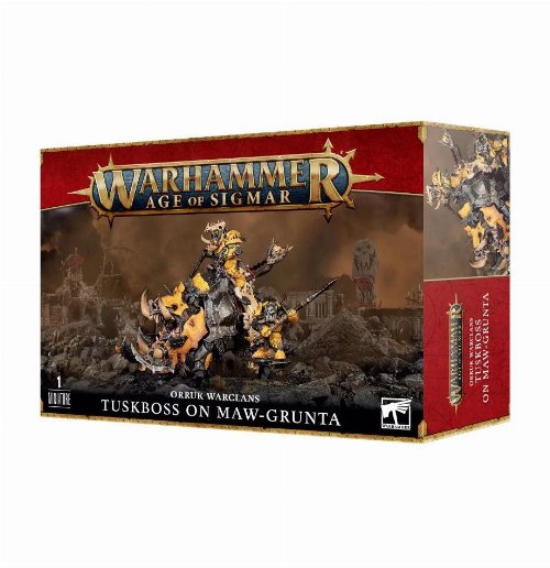 Warhammer Age of Sigmar - Orruk Warclans:
Tuskboss on Maw-Grunta