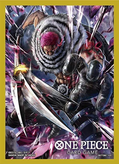 Bandai Card Sleeves 70ct - One Piece Card Game:
Charlotte Katakuri