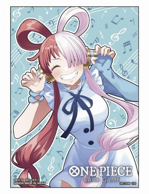 Bandai Card Sleeves 70ct - One Piece Card Game:
Uta