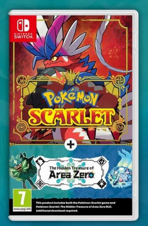 Nintendo Switch Game - Pokemon Scarlet + Hidden
Treasure of Area Zero DLC