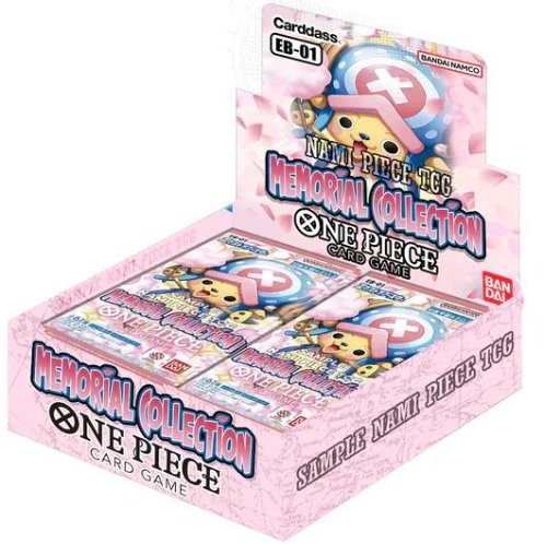 One Piece Card Game - EB-01 Memorial Collection Booster Box (24 packs ...