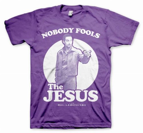 The Big Lebowski - Nobody Fools The Jesus Purple
T-Shirt (S)