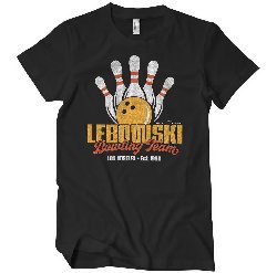 The Big Lebowski - Lebowski Bowling Black T-Shirt
(S)