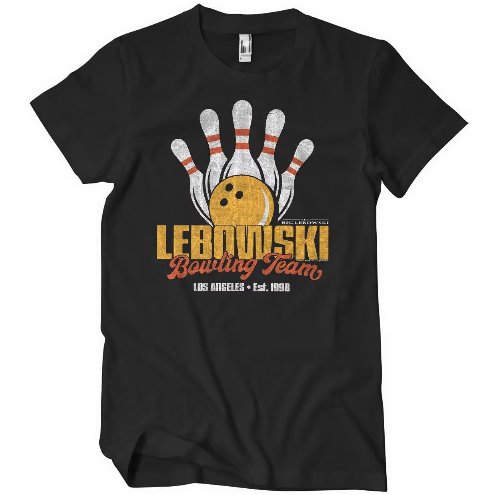 The Big Lebowski - Lebowski Bowling Black T-Shirt
(S)