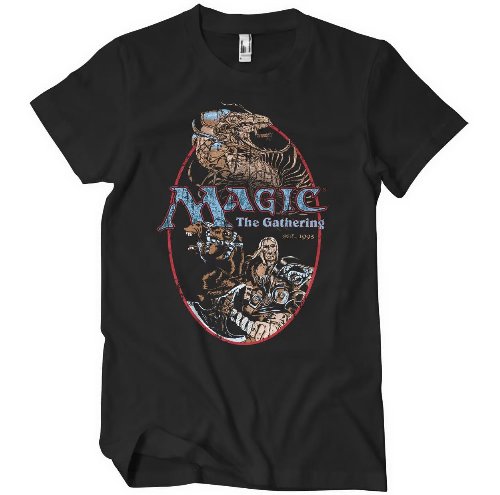 Magic the Gathering - Black Knight Black T-Shirt
(XL)