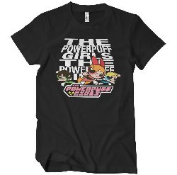 Powerpuff Girls - Logo Black T-Shirt (S)
