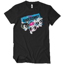 Powerpuff Girls - Team Awesome Black T-Shirt
(S)