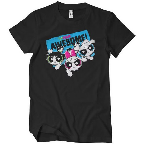Powerpuff Girls - Team Awesome Black T-Shirt
(XXL)