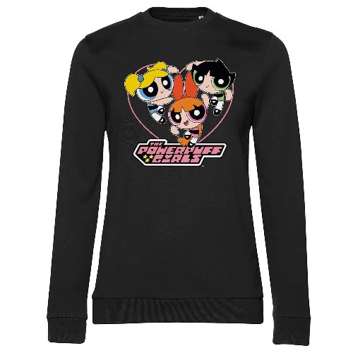 Powerpuff Girls - Heart Black Ladies Sweater
(M)