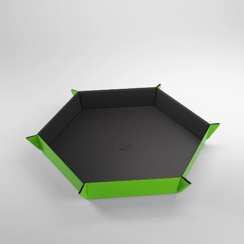 Gamegenic Magnetic Hexagonal Dice Tray -
Black/Green