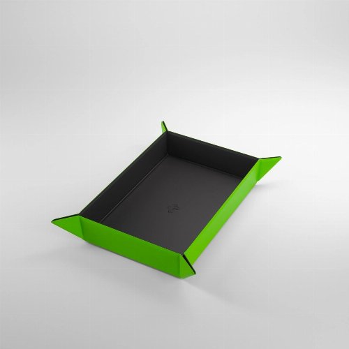 Gamegenic Magnetic Rectangular Dice Tray -
Black/Green
