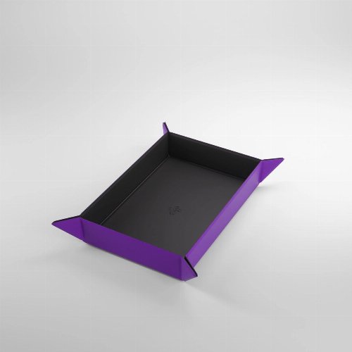 Gamegenic Magnetic Rectangular Dice Tray -
Black/Purple