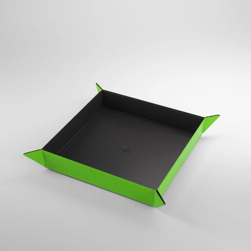 Gamegenic Magnetic Square Dice Tray -
Black/Green