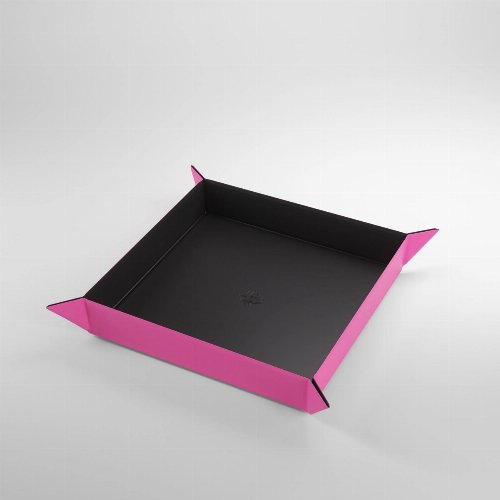 Gamegenic Magnetic Square Dice Tray -
Black/Pink