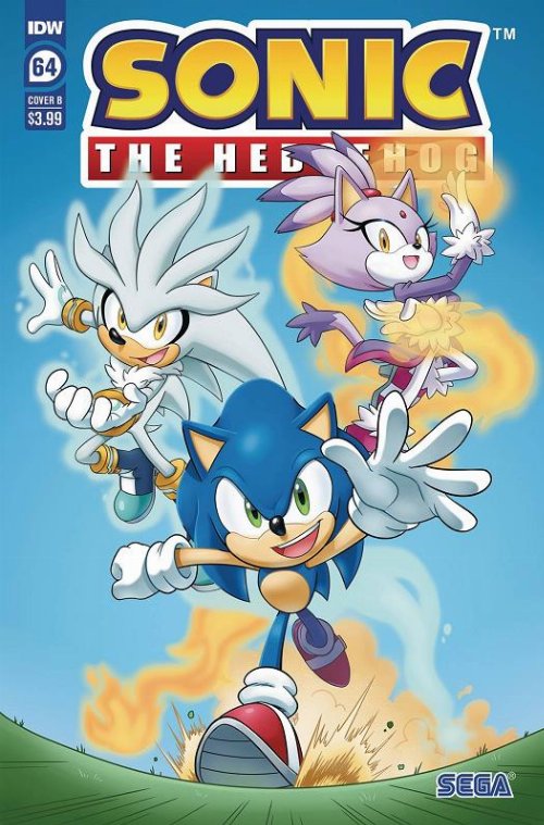 Τεύχος Κόμικ Sonic The Hedgehog #64 Cover
B