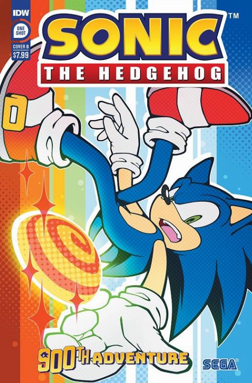 Τεύχος Κόμικ Sonic The Hedgehogs 900th Adventure Cover
B