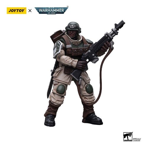 Warhammer 40000 - Astra Militarum Cadian Command
Squad Veteran with Regimental Standard 1/18 Action Figure
(12cm)