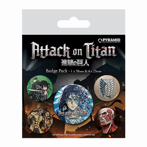 Attack on Titan - Season 4 5-Pack Pin
Badges