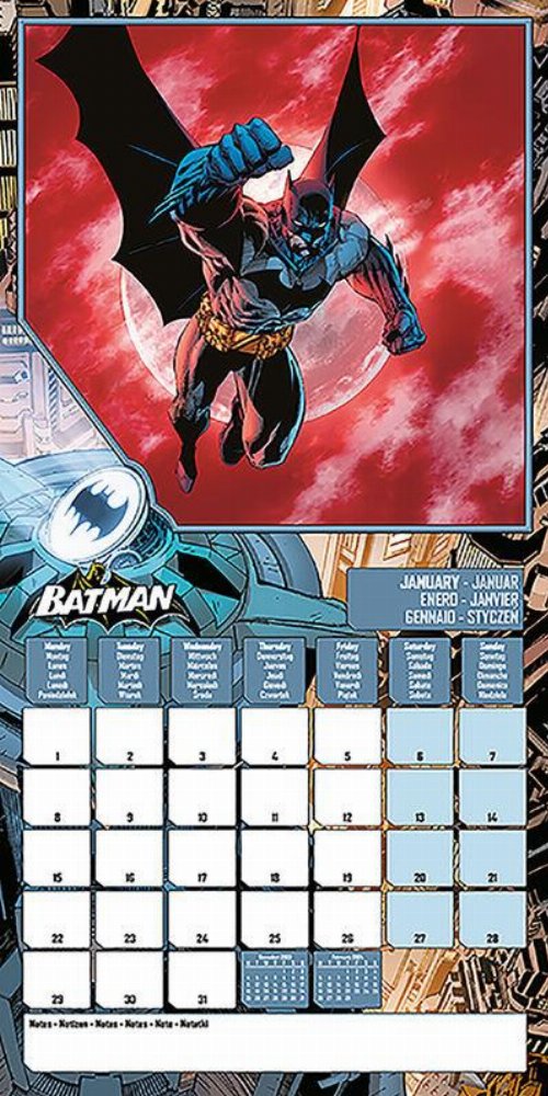 DC Comics - Batman 2024 Wall
Calendar