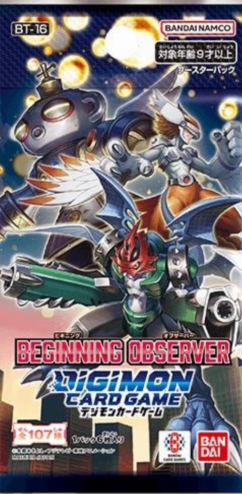 Digimon Card Game - BT16 Beginning Observer
Booster