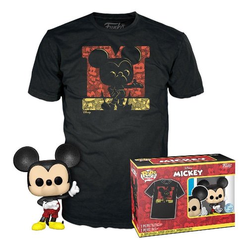 Funko Box: Disney - Mickey Mouse (Diamond
Collection) POP! with T-Shirt (S)