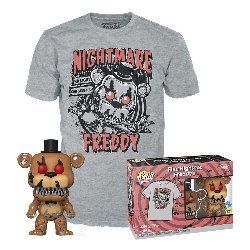 Συλλεκτικό Funko Box: Five Nights at Freddy's -
Nightmare Freddy POP! με T-Shirt (S)