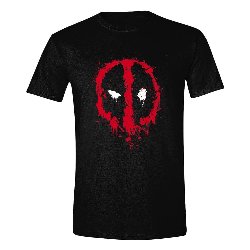 Marvel - Deadpool Splat Logo Black T-Shirt
(S)