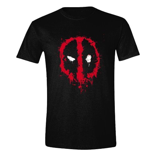 Marvel - Deadpool Splat Logo Black T-Shirt
(M)