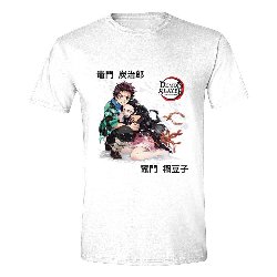Demon Slayer: Kimetsu no Yaiba - Tanjiro & Nezuko
White T-Shirt (L)
