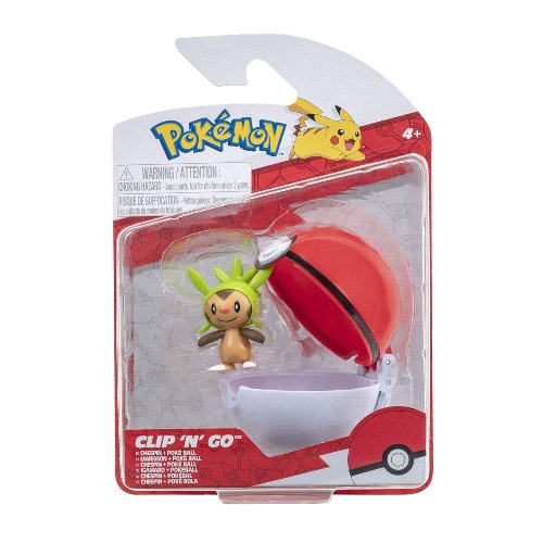 Pokemon Clip 'N' Go - Poke Ball with Chespin Φιγούρα
(5cm)