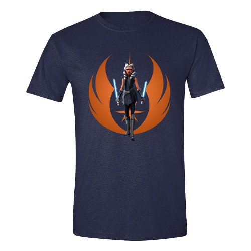 Star Wars: Ahsoka - Rebel Pose Navy T-Shirt
(XL)