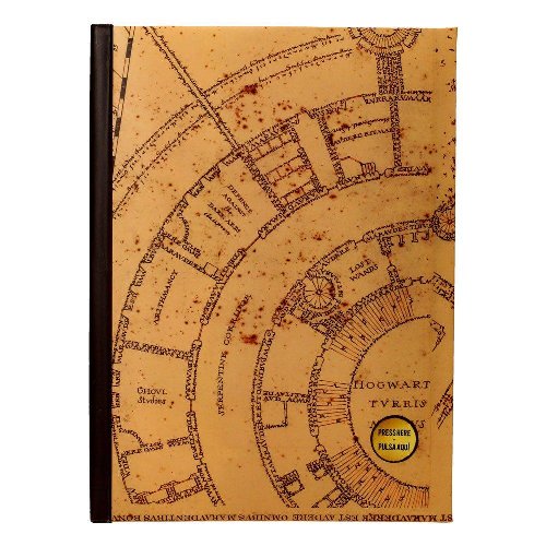 Harry Potter - Marauder's Map Notebook with
Light