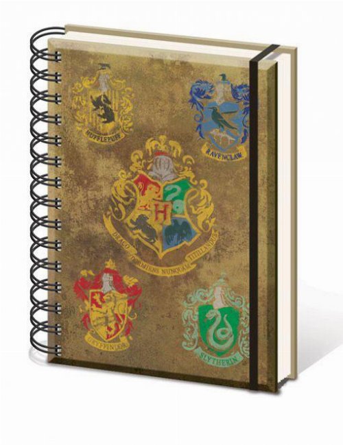 Harry Potter - Hogwart's Crests A5 Wiro
Notebook