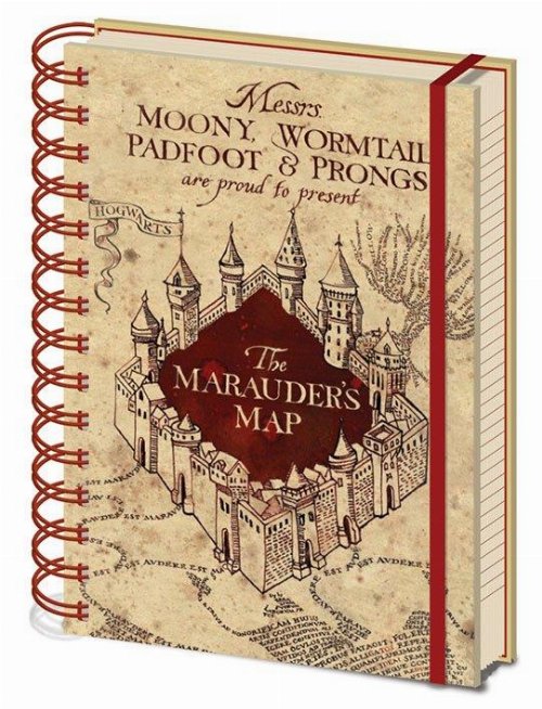 Harry Potter - Marauder's Map A5 Wiro
Notebook