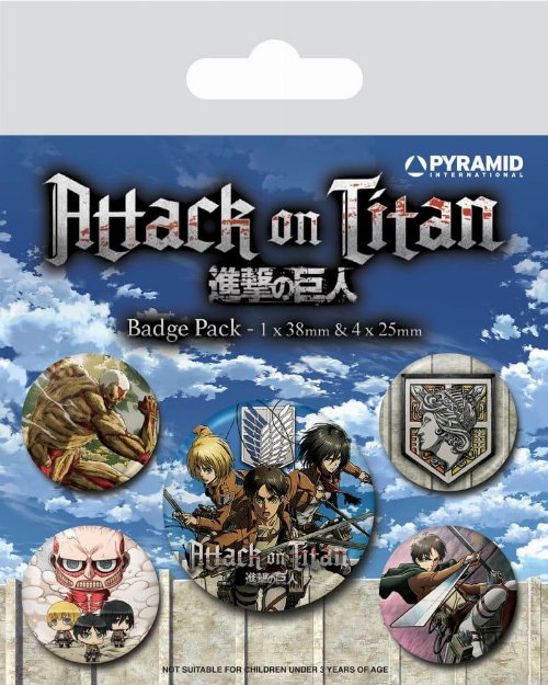 Attack on Titan - Season 3 5-Pack
Badges