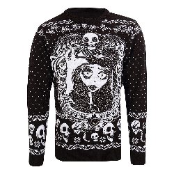 Corpse Bride - Emily and Skulls Ugly Christmas
Sweater (L)
