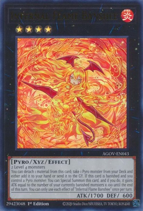 Infernal Flame Banshee (V.1 - Ultra
Rare)