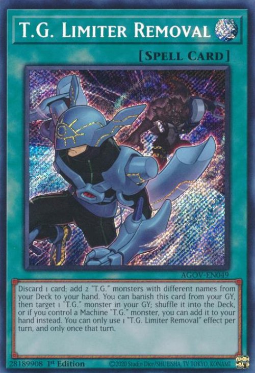 T.G. Limiter Removal (V.1 - Secret
Rare)