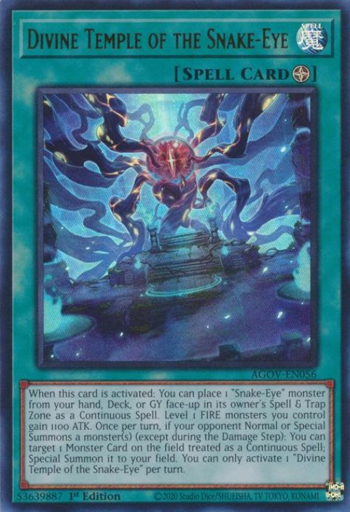 Divine Temple of the Snake-Eye (V.1 - Ultra
Rare)