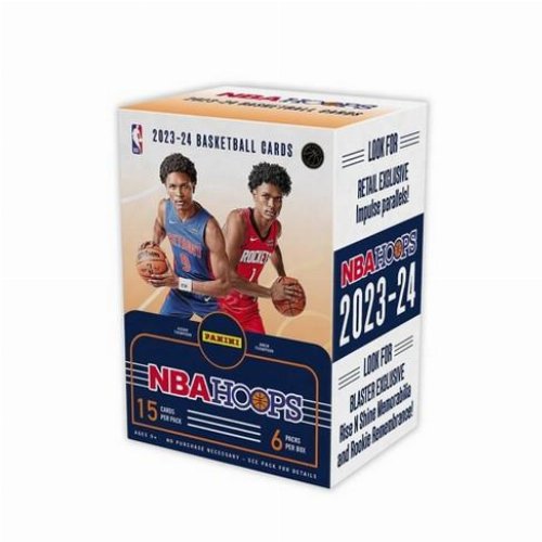 Panini - 2023-24 NBA Hoops Basketball Blaster
Box (6 Packs)