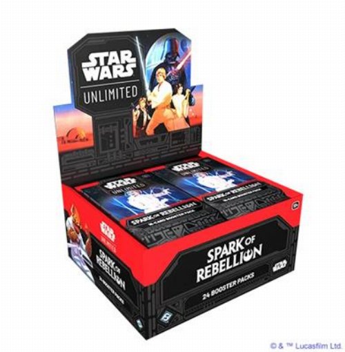 Star Wars: Unlimited - Spark of Rebellion
Booster Box (24 Boosters)