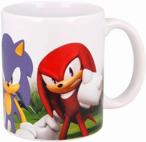 Sonic The Hedgehog Retro Knuckles Black Mug