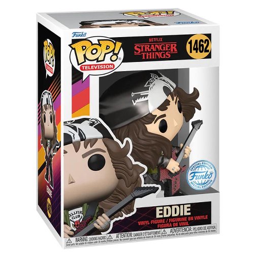 Figure Funko POP! Stranger Things - Hunter Eddie
(with Guitar) Metallic #1462 (Exclusive)