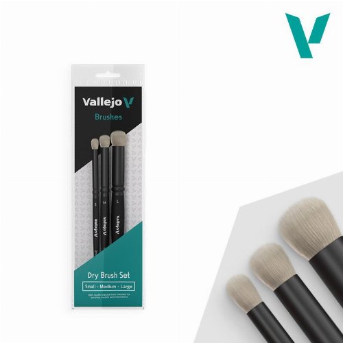 Vallejo - Narutal Hair Dry Brush Set