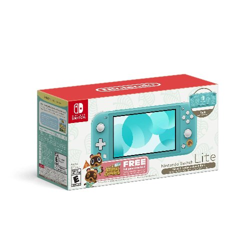 Nintendo Switch - Lite Model Animal Crossing: New
Horizons Bundle (Timmy & Tommy’s Aloha Edition)