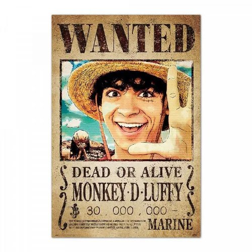 Netflix's One Piece - Luffy's Wanted Poster
(92x61cm)