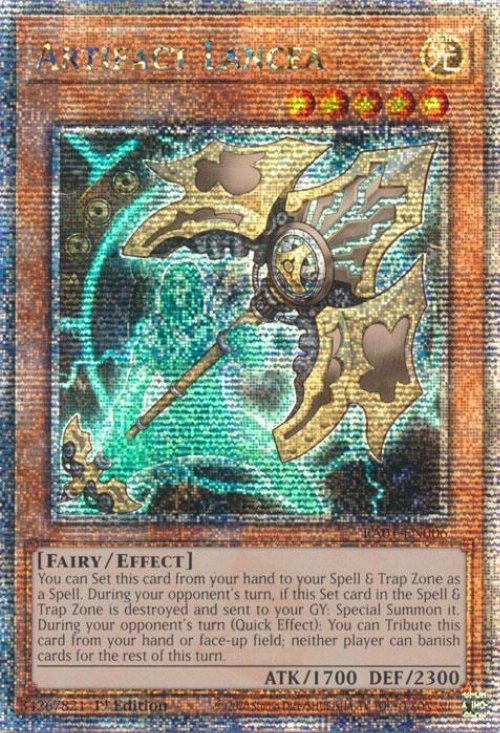 Artifact Lancea (V.5 - Quarter Century Secret
Rare)